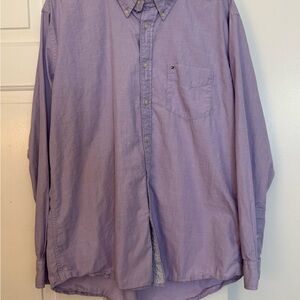 Tommy Hilfiger Men's Purple Shirt Size XL